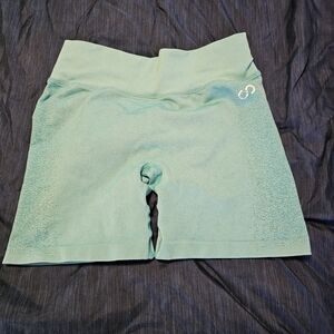 Blue Curves N Conbatboots Shorts